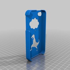 dino_case_4s.jpg Fichier 3D gratuit Dinosaur Case 4/4s・Modèle à télécharger et à imprimer en 3D, Funi