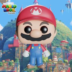 supermariomovie.jpg STL-Datei Funko Pop Super Mario Bros Film Film・Modell für 3D-Drucker zum Herunterladen