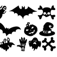 assembly6.png HALLOWEEN Art Wall - Set of 252 models