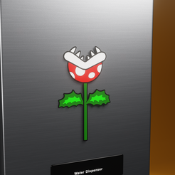 render_001.png Файл STL РАСТЕНИЕ - MARIO BROS - МАГНИТЫ НА ХОЛОДИЛЬНИК・Модель для загрузки и печати в формате 3D