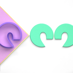 july-Vista-actual.png Digital .Stl Polymer Clay Cutter Bow Cut *8 Size 4 Version Cut/Geometric/File For Use In A 3D Printer