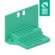 003_02_gia.jpg Archivo STL gratis Portaherramientas para brocas eléctricas 40pcs con conectores 003 I para tornillos o tablero de clavijas・Objeto de impresión 3D para descargar