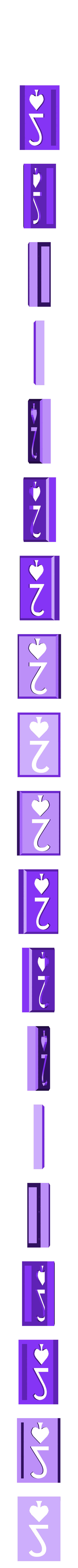 BlockSpades02.stl Player Card Tiles with Transforming Box