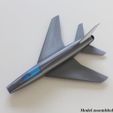 F100_12.jpg Static model kit inspired by an early supersonic combat aircraft