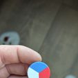 tempImagezM5UgX.jpg Bike handle bar plug Czech flag