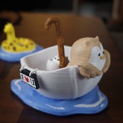 20230422_110852.jpg STL file Owl, Paragua .・3D printable model to download