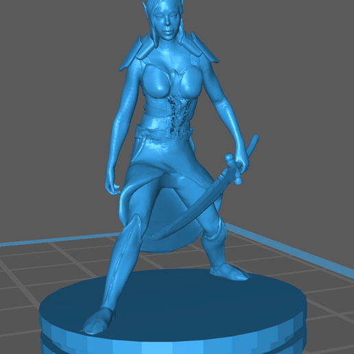 Screen Shot 2020-03-23 at 9.46.20 AM.png STL file Female Elf Blademaster・3D printing model to download, MythicForge3d