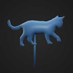 Cat_1.png Archivo STL Gato de dibujos animados Puffy・Plan imprimible en 3D para descargar