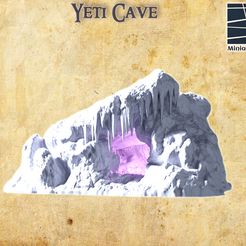 untitled-1.jpg 3D-Datei Yeti Cave 28 MM Tabletop-Gelände・Vorlage für 3D-Druck zum herunterladen