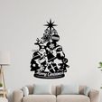 hgh-1.jpg Christmas tree decoration wall decoration picture deco