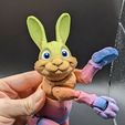 Jouet articulé Bunny Rabbit, print-in-place, cute-flexi
