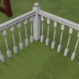 banister_handrail_kit_render25.jpg Banister & Handrail 3D Model Collection