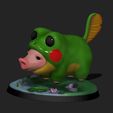 Poogie_HiaF3.jpg Adorable 3D Poogie Model - Perfect for Monster Hunter Fans! - Hog in a Frog
