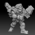 orc gauss walking.jpg STL-Datei Ork Astroknight Megapack・3D-Drucker-Vorlage zum herunterladen