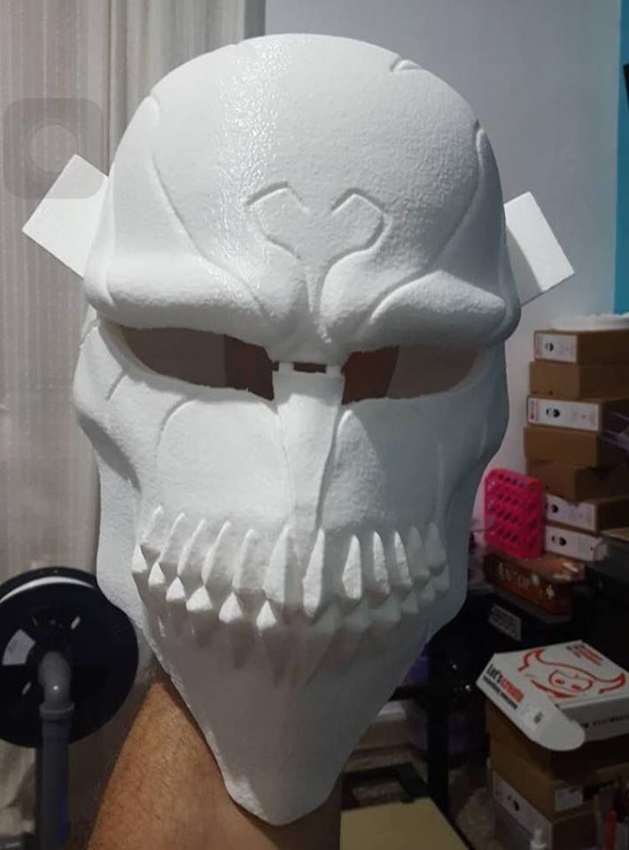 38521695_10217156980615694_7207594840886870016_n.jpg STL file The Whole Hollow Mask - Kurosaki Ichigo - Bleach・3D print design to download, Bstar3Dart