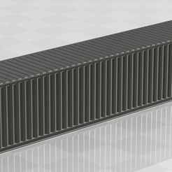 40fuss.jpg Télécharger fichier STL Container 40 pieds N gauge / Nscale • Modèle pour impression 3D, schnitzelteller
