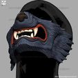 001f.jpg Masque de loup Cosplay - Détails de haute qualité Modèle d'impression 3D