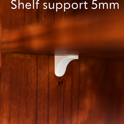 Shelf Support for 5mm Holes