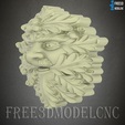 2.png green man 3D STL Model for CNC Router Engraver Carving Machine Relief Artcam Aspire cnc files, Wall Decoration