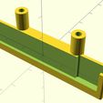 neopixel-holder.jpg 8-LED Neopixel Stripe holder (OpenScad), 2 mount versions, fully parametric