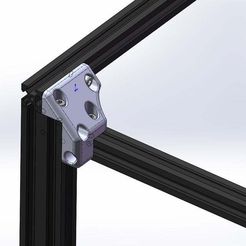 1.jpg Archivo STL gratis Soporte de reubicación de la barra transversal ender 5・Modelo para descargar y imprimir en 3D