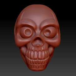 skullZ1.jpg Free STL file skull・Model to download and 3D print