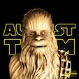 082121-Star-Wars-Chewbacca-Promo-bust-01.jpg Chewbacca Bust - Star Wars 3D Models - Tested and Ready for 3D printing