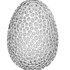 egg.png Descargar archivo STL Huevo de Voronoi • Objeto imprimible en 3D, juanpix