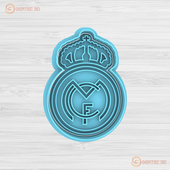 1.13.png REAL MADRID SHIELD DOUGH CUTTER - COOKIE CUTTER