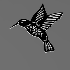 SILUETA-COLIBRI.png CORTANTE COLIBRI PARA GALLETAS