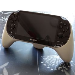 01aa.jpg Fichier STL Poignée ergonomique pour Ps-Vita V2 (PCH-1000)・Plan pour imprimante 3D à télécharger