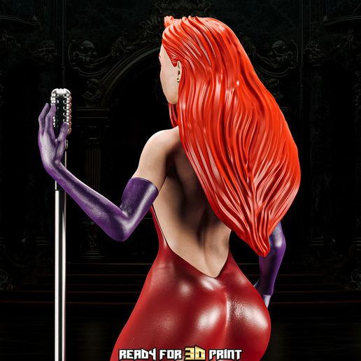 🐇 Jessica Rabbit - Disney - Collectible Legendary 3D Printing Figure ...