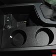 3.jpg BMW Series 3 E90/91/92/93 Cup Holder Inside The Armrest