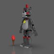 Lefty.971.jpg FIVE NIGHTS AT FREDDY'S LEFTY ARTICULATED FIGURE AND EXTRA LEG FOR FOXY