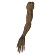 groot right arm 600mm.png Groot Large 650mm