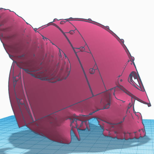 Viking Skull 3D model