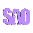 Sword-Art-Online-Logo.stl Sword Art Online Logo