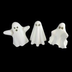 5fcc0c26bee57e13875f7ac7f46b127d.jpg Файл STL Украшение на Хэллоуин в виде призрака / Ghost halloween decor・Модель для загрузки и печати в формате 3D
