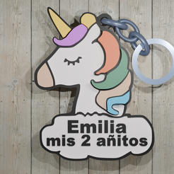 unicornio.png Unicorn keychain