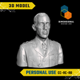 Smedley-Butler-Personal.png 3D Model of Smedley Butler - High-Quality STL File for 3D Printing (PERSONAL USE)