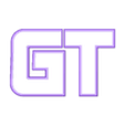 gt1.STL logo GT for corolla ke70/te71/etc.