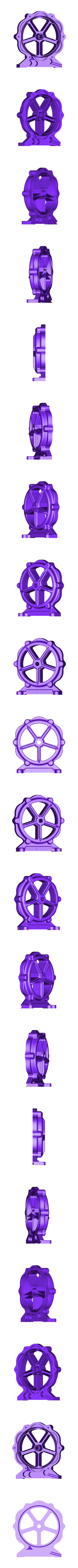 GENERATOR_FRAME_B_with_designed_supports.STL gerador de corrente