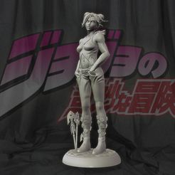 cover1.jpg Fichier 3D Jolyne Cujoh - JoJos bizarre Adventure - Figurine imprimée en 3d・Objet pour impression 3D à télécharger