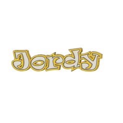 Jordy-final.jpg 3D file First Name Jordy・3D printing idea to download, yakadancer
