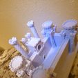 P1090531.jpg PRINTABLE ROMAN CASTLE - SMARTPHONE STAND CELL PHONE HOLDER WITH GEM HOLDING URNS