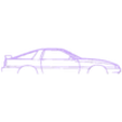 1986 toyota supra mk3.stl Wall Silhouette: Toyota Set