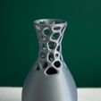 voronoi-decoration-vase-slimprint.jpg Voronoi Vase for Dried Flowers, Elegant Decoration Vase