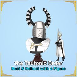 TO-CG-1.jpg the Teutonic Knight Bust & Great Helm with a figure