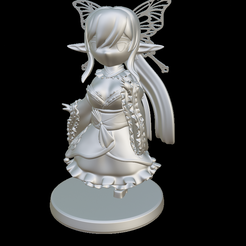 disp.png 3D-Datei Chibi Kirika Towa Alma Figur [Shining Resonance]・3D-Drucker-Vorlage zum herunterladen