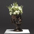 MU2.jpg Skull and hand flowerpot